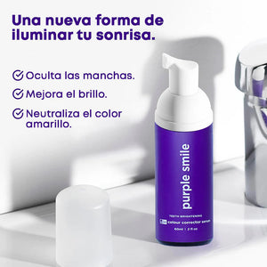 SMILE PURPLE BLANQUEAMIENTO DENTAL + GRATIS 5 ORAL BRUSH