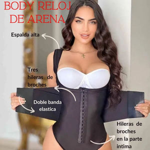 BODY RELOJ DE ARENA + GRATIS GEL REDUCTOR (MES DE LAS MUJERES)